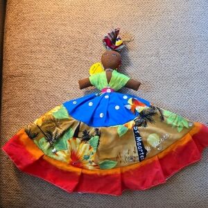 St. Maarten & St. Kitts Vintage Reversible "Topsy-Turvy" Collectible Doll - EUC